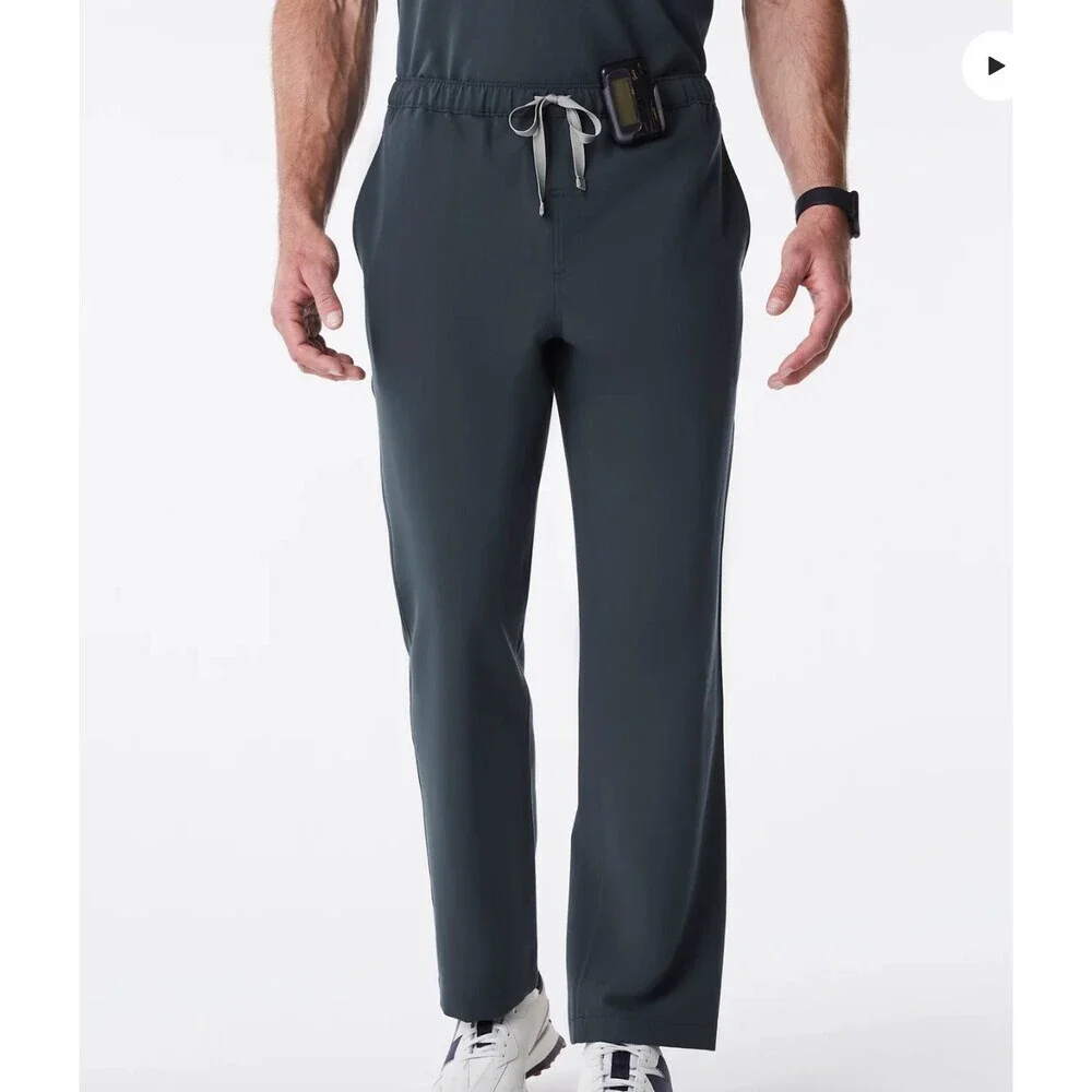 Figs NWT Pisco Straight-Leg Scrub Pant in Dark Harbor Men's Size Small